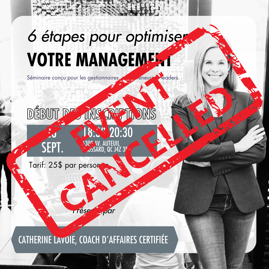 MANAGEMENT CANCEL Management 6 étapes